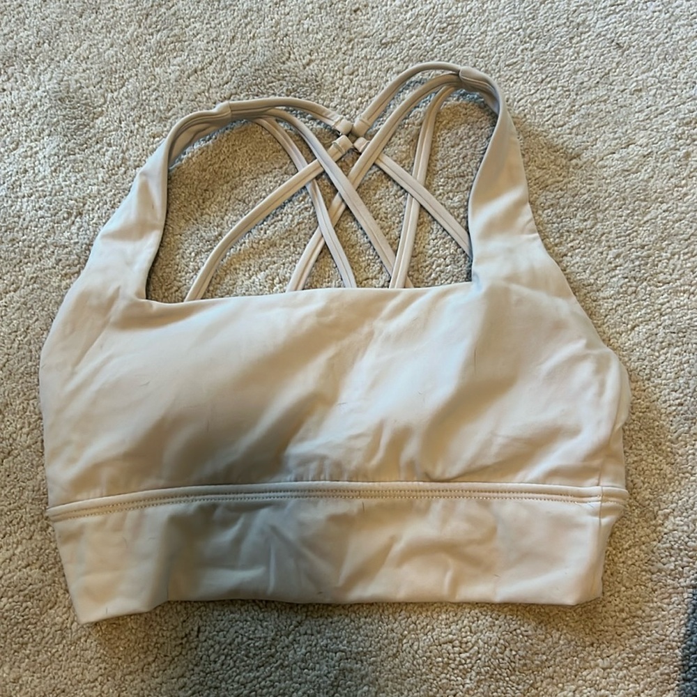 Buffbunny revolution bra in sand/ light nude color